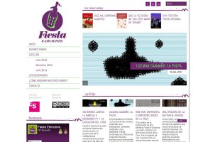 Fiesta Ediciones. Libros digitales. Sitio web 2013
