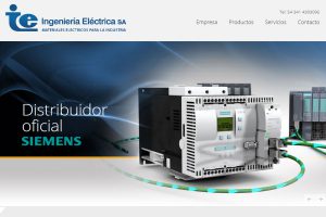 Ingeniería Eléctrica. Distribuidora industrial. Sitio web 2016