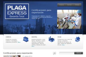 Plaga Express. Saneamiento ambiental. Sitio web 2013