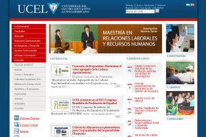 UCEL. Universidad. Sitio web 2010